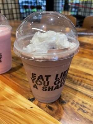 Chocolate Shake at Stand-Up Burgers - Wells in Chicago
