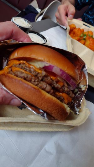 Stand up burger at Stand-Up Burgers - Wells in Chicago