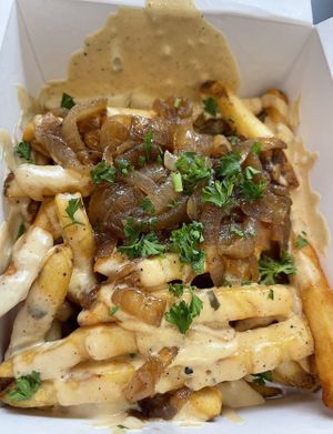 Animal fries were delicious too  at Stand-Up Burgers - Wells in Chicago