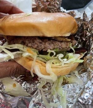 Sad BBQ Bacon Burger  at Stand-Up Burgers - Wells in Chicago
