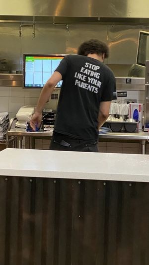   at Stand-Up Burgers - Wells in Chicago