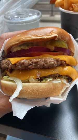 The Stand Up burger   at Stand-Up Burgers - Wells in Chicago