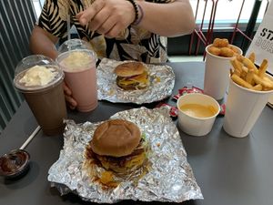 A little bit of everything   at Stand-Up Burgers - Wells in Chicago
