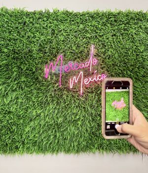 Instagram wall   at Crearéé (FKA Mercado Mexico) in Bishop