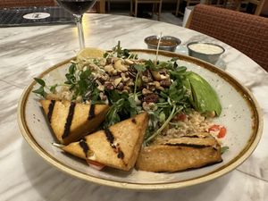 Tofu, greens and rice.    at Fresh Kitchen + Juice Bar Hurontario in Mississauga
