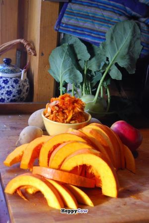 Homa-grown Organic garden wonder. at EcoVillage Bhrugu Aranya in Jordanow
