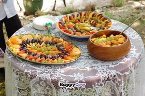 Organic Mandala Fruit Salads  at EcoVillage Bhrugu Aranya in Jordanow