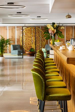 Interior at Urban Garden Cafe in Sofia