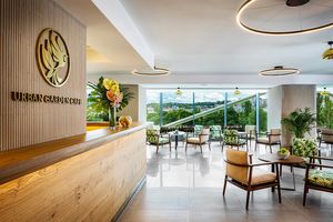 Interior at Urban Garden Cafe in Sofia