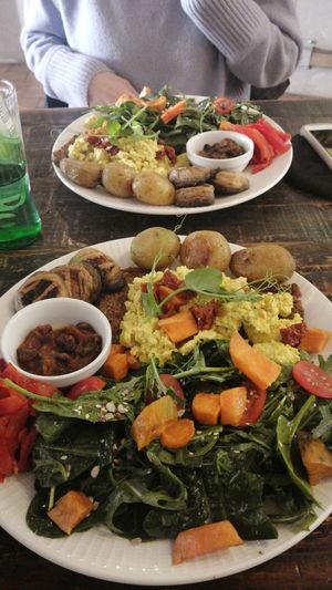 vegan brunch at Manifest Lisbon in Lisbon