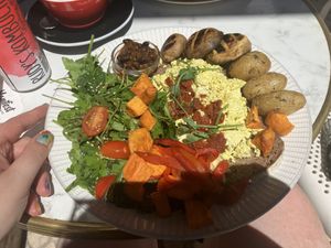 Vegan brunch  at Manifest Lisbon in Lisbon