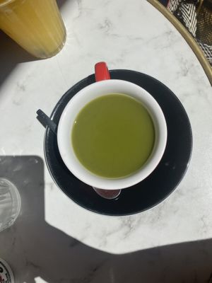 Matcha tea   at Manifest Lisbon in Lisbon