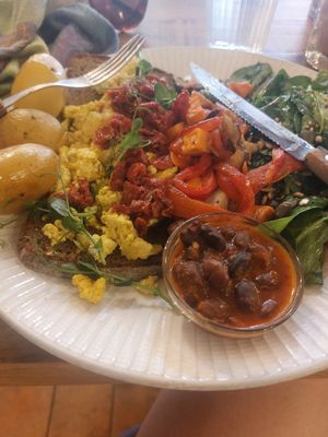 Vegan brunch at Manifest Lisbon in Lisbon