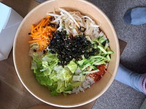 Vegan bimbimbap at Koko Korean Food in Whitby