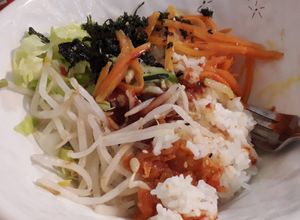 Vegan bibimbap at Koko Korean Food in Whitby