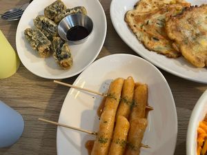 Rice cakes at Koko Korean Food in Whitby