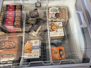 Frozen goods at Ybor City Vegan Deli in Tampa