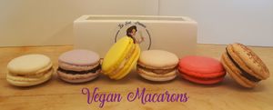 Vegan Macarons special at La Provence bakery in Whycocomagh