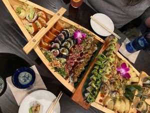 15 rolls, all vegan!  at Blue Sushi Sake Grill in Austin