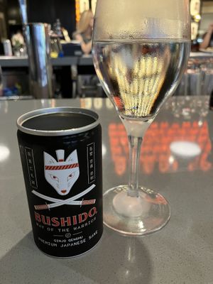Bushido Way of the Warrior sake at Blue Sushi Sake Grill in Austin