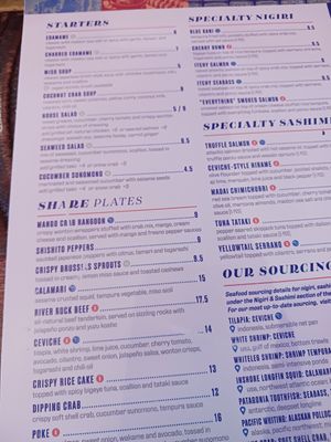  at Blue Sushi Sake Grill in Austin