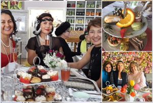 A Downton Abby tea Party at Hummingbird in The Woodlands