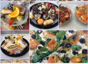 Vegetarian assortment  at Hummingbird in The Woodlands