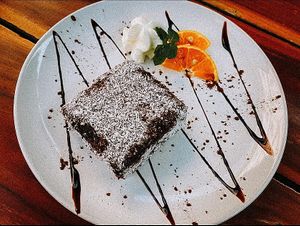 Lamington Cake at Tikky Cafe in Chiang Mai