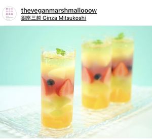 4種のフルーツゼリー  at The Vegan Marshmallooow in Tokyo