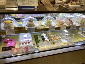 Display counter  at The Vegan Marshmallooow in Tokyo