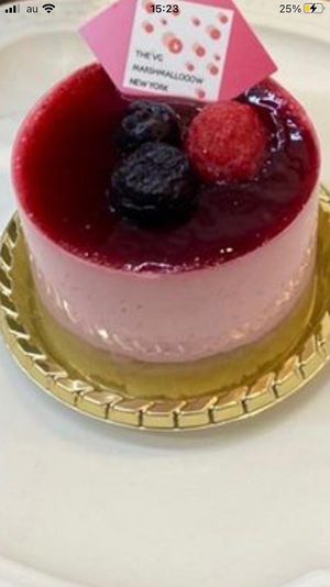 Autumn Limited🍁Cassis and Raspberry Mousse Cake🫐.
The rich blackcurrant jelly on top and smooth raspberry mousse with a hint of sweet and sour are delicious and one of the d at The Vegan Marshmallooow in Tokyo