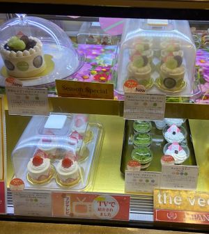 Display case options   at The Vegan Marshmallooow in Tokyo