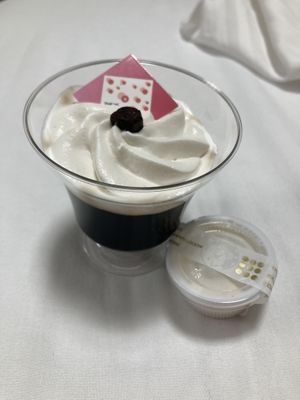 Coffee jelly   at The Vegan Marshmallooow in Tokyo