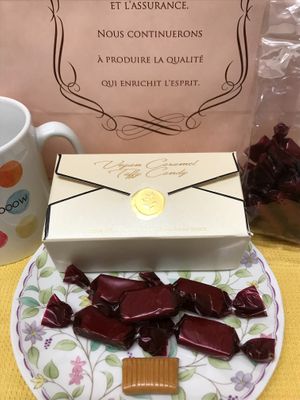 添加物、保存料不使用のヴィーガンキャラメル✨
こちらは残念ですが販売終了になりました。🍀 at The Vegan Marshmallooow in Tokyo