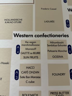 Look at A4 Western confectioneries.  at The Vegan Marshmallooow in Tokyo