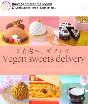   at The Vegan Marshmallooow in Tokyo