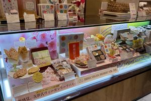 Display case  at The Vegan Marshmallooow in Tokyo
