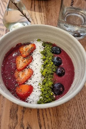 Smoothie bowl at nue ground in South West London