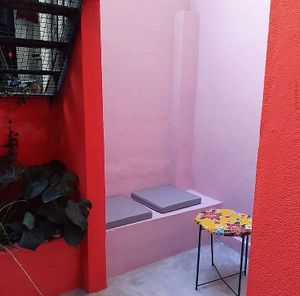 Interior terrace  at Sun Tan in Lisbon