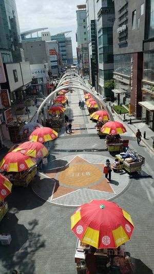 View from the table at New Little India - BIFF in Busan