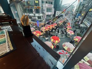 Nice view of the active markets  at New Little India - BIFF in Busan