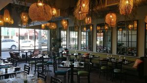 Indoor dining. at Ka Papa Cuisine in Sarasota