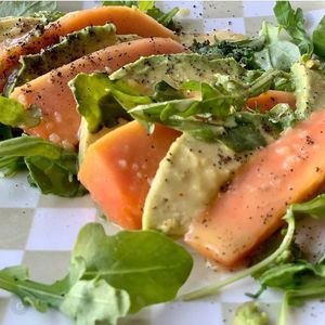 Papaya Avocado Salad. at Ka Papa Cuisine in Sarasota