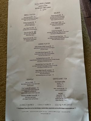 19-24 per plate  at Ka Papa Cuisine in Sarasota