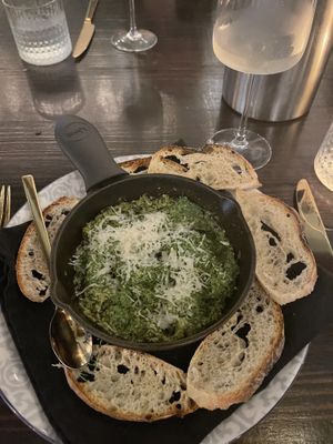 Spinach & Artichoke dip #Veganuary at Ka Papa Cuisine in Sarasota