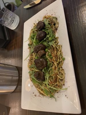 Pesto & Smoked Mushrooms #Veganuary at Ka Papa Cuisine in Sarasota