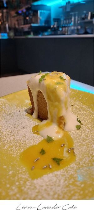 Lemon Lavender Cake at Ka Papa Cuisine in Sarasota
