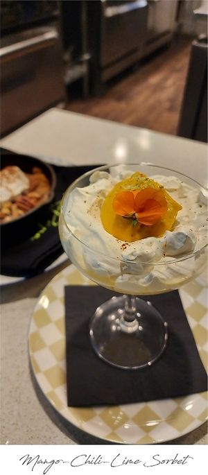 Mango Chili Lime Sorbet at Ka Papa Cuisine in Sarasota