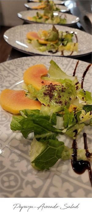 Papaya & Avocado Salad at Ka Papa Cuisine in Sarasota
