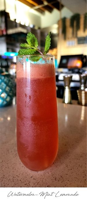Watermelon & Mint Lemonade at Ka Papa Cuisine in Sarasota